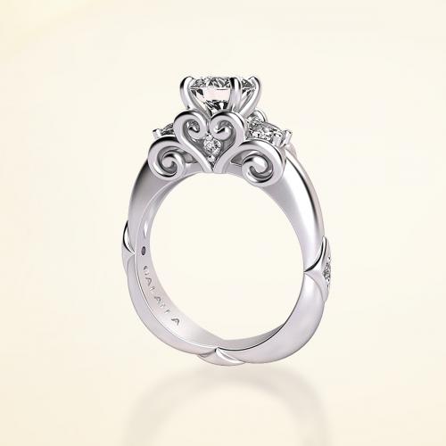 Princess Collection Diamond Engagement Ring-Semi-Mount